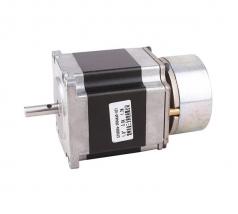 Stepper motor with brake