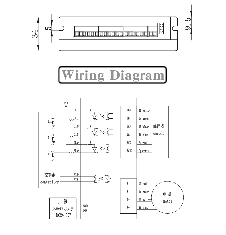 nema 23 closed loop stepper motor